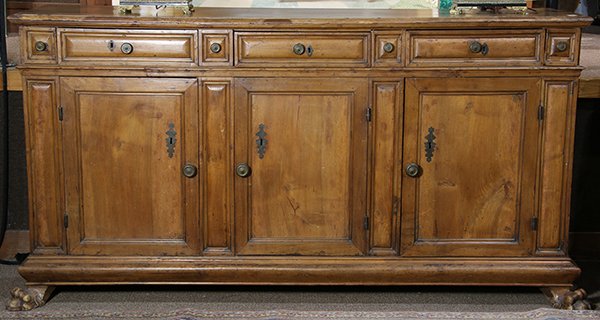 Louis XV style buffet, circa 1800, having a rectangular (1 of 6)