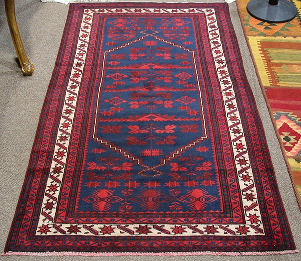 Persian Belouch carpet, 6'4" x 3'9" (1 of 3)