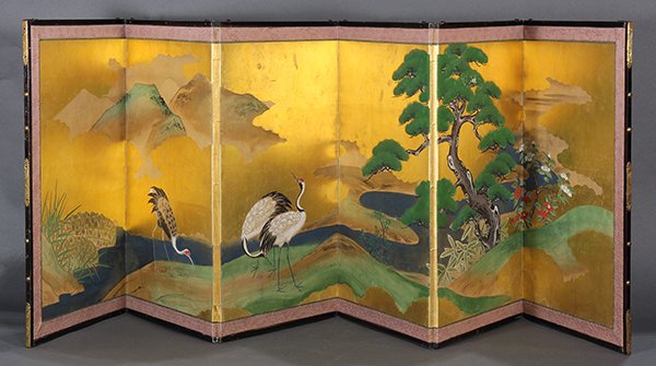 Japanese Six-panel Table Screen (1 of 7)