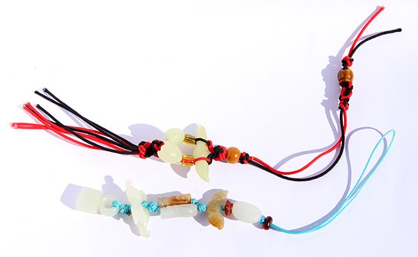 Chinese Jade/Hardstone Beads (1 of 3)