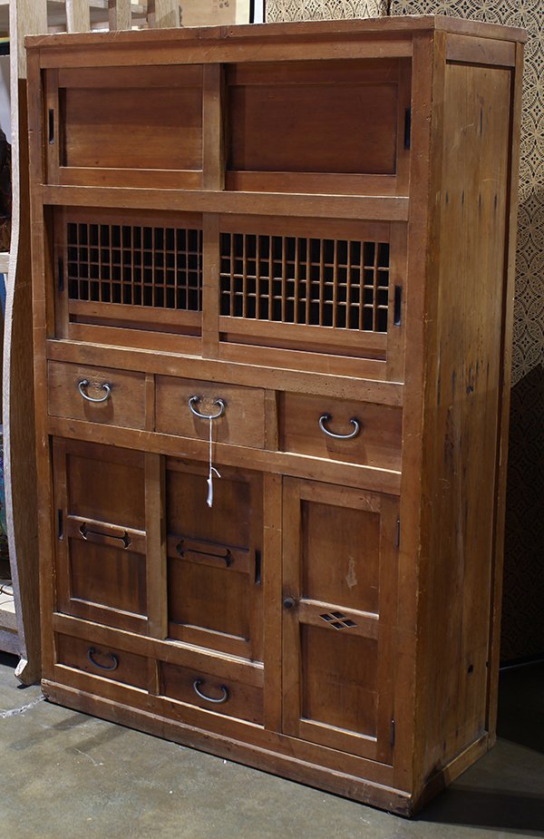 Japanese Mizuya Kitchen Tansu (1 of 2)