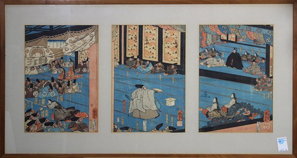 Ichiyusai Kuniyoshi (Japanese, 1797 – 1861), depicting (1 of 4)
