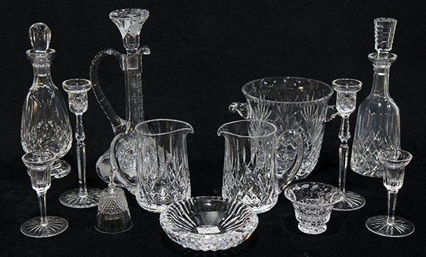 (lot of 13) Waterford crystal group, consisting of (3) (1 of 3)