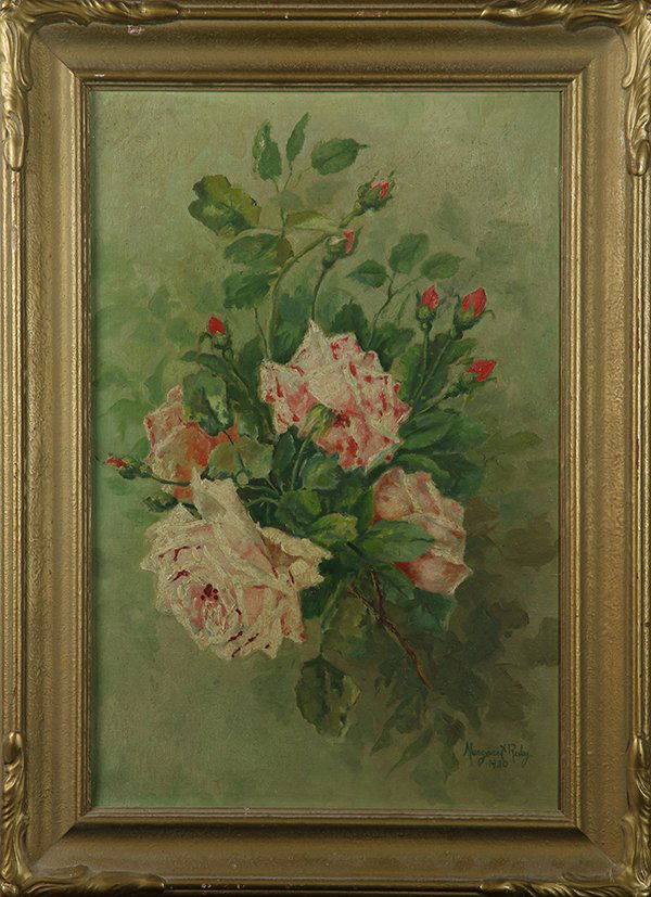 Painting, Bouquet of Pink Roses (1 of 1)