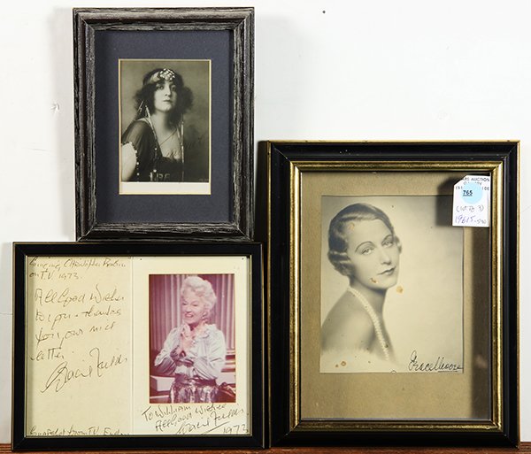 Vintage photographs, Gracie Fields and Grace Moore (1 of 1)
