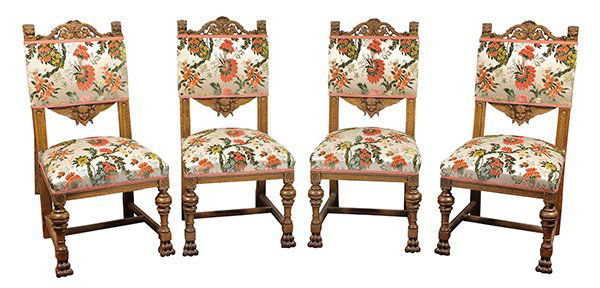 (lot of 4) American Victorian sidechairs, New York (1 of 6)
