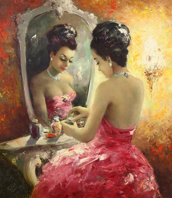 Painting, Jean Gabriel Domergue (1 of 4)