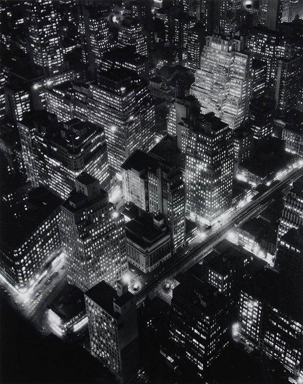 Photograph, Berenice Abbott, New York at Night (1 of 3)