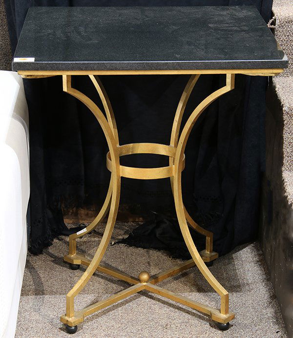 Moderne granite and gilt occasional table (1 of 1)