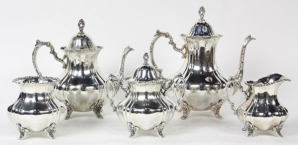 American sterling silver hot beverage service after (1 of 3)