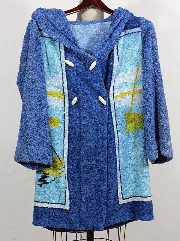 Hermes Paris terry cloth robe (1 of 2)