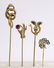 (Lot of 4) Victorian diamond, multi-stone, enamel, gold