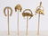 (Lot of 4) Diamond, multi-stone and 14k yellow gold