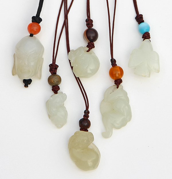 Chinese Jade/Hardstone Toggles (1 of 3)