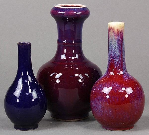 Chinese Flambe Vases (1 of 10)