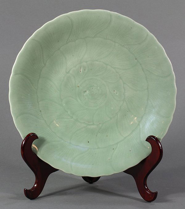 Chinese Celadon Plate (1 of 2)