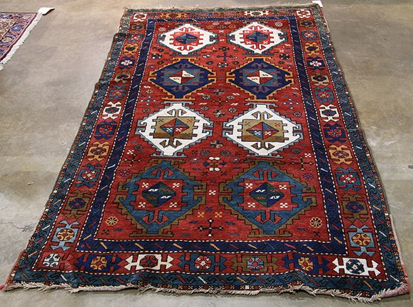 Caucasian carpet 7'9" x 4'7" (1 of 3)