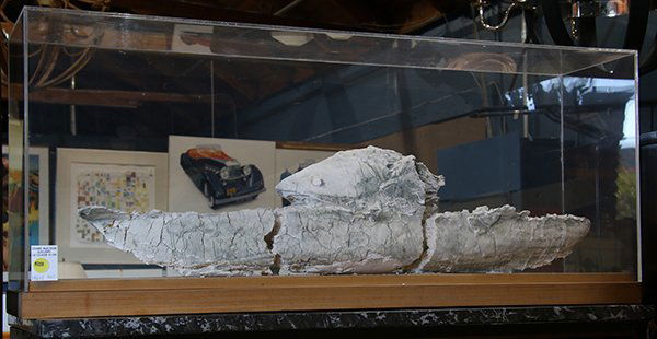 Contemporary sculpture, depicting a ship hull in three (1 of 1)