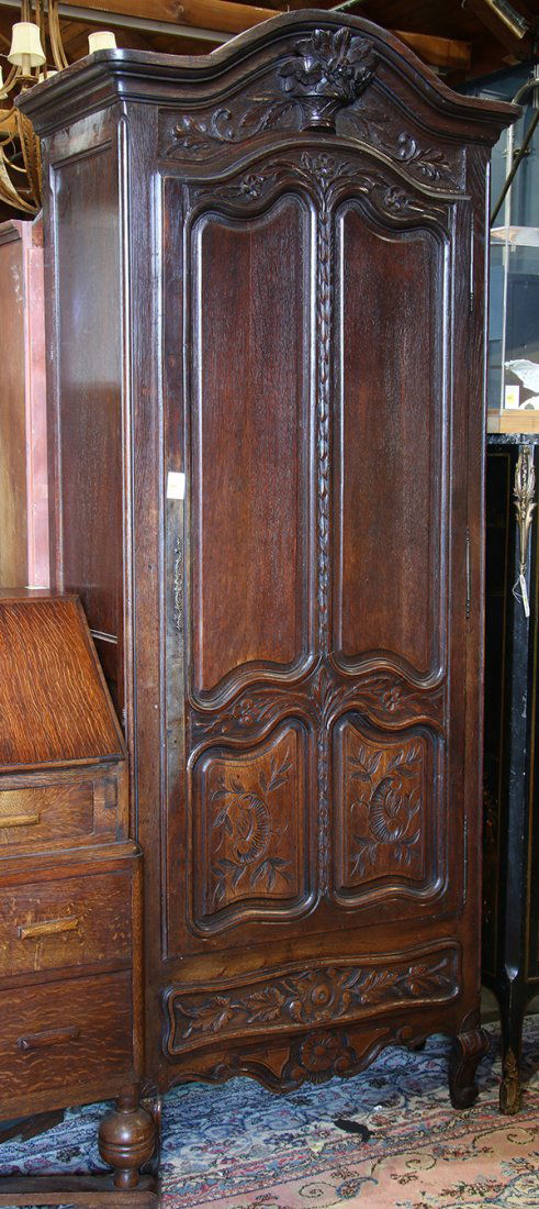 French Provincial bonnetiere, 18th century, having a (1 of 1)