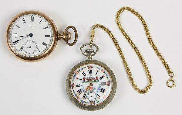 (Lot of 2) Metal pocket watches (1 of 3)