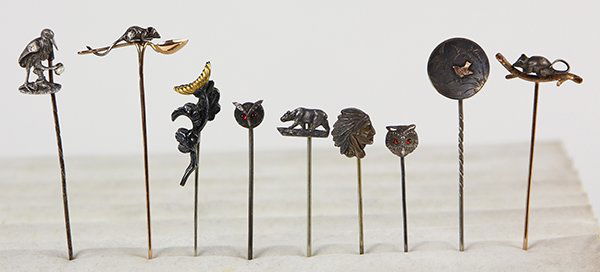 (Lot of 9) Garnet, pearl, gold, silver and sterling (1 of 4)