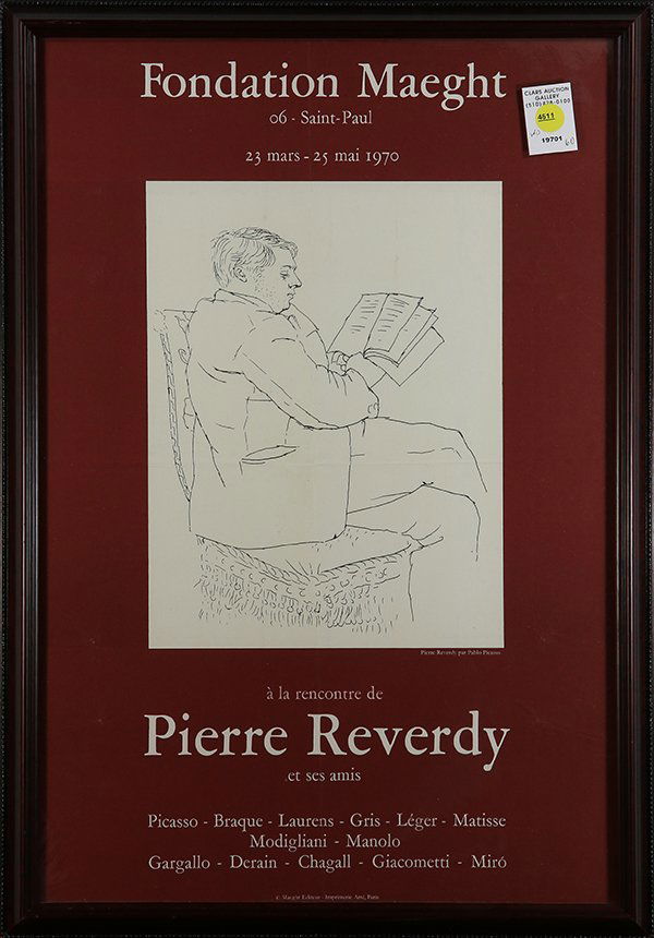 Poster, Pablo Picasso, Pierre Reverdy (1 of 1)
