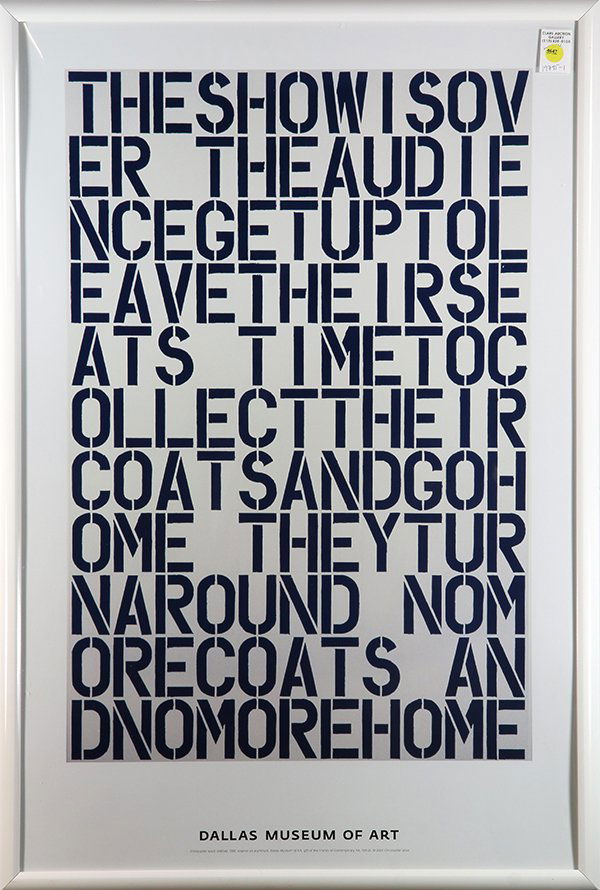 Print, Christopher Wool (1 of 1)