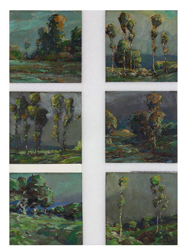 Set of 6, Karl Schmidt paintings (1 of 10)