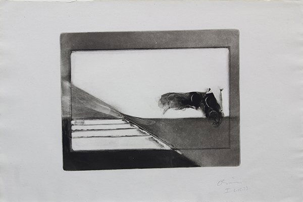 Monotype, Nathan Oliveira, Tauromaquia 21 I (1 of 3)