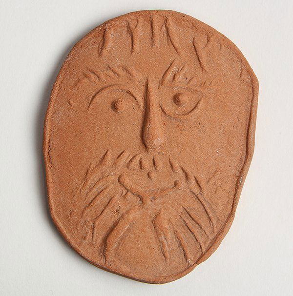 Terracota Medallion, Pablo Picasso, Face (1 of 2)