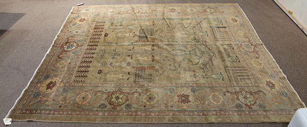 Persian Sarab carpet 9' 5'' x 8' 5'' (1 of 4)