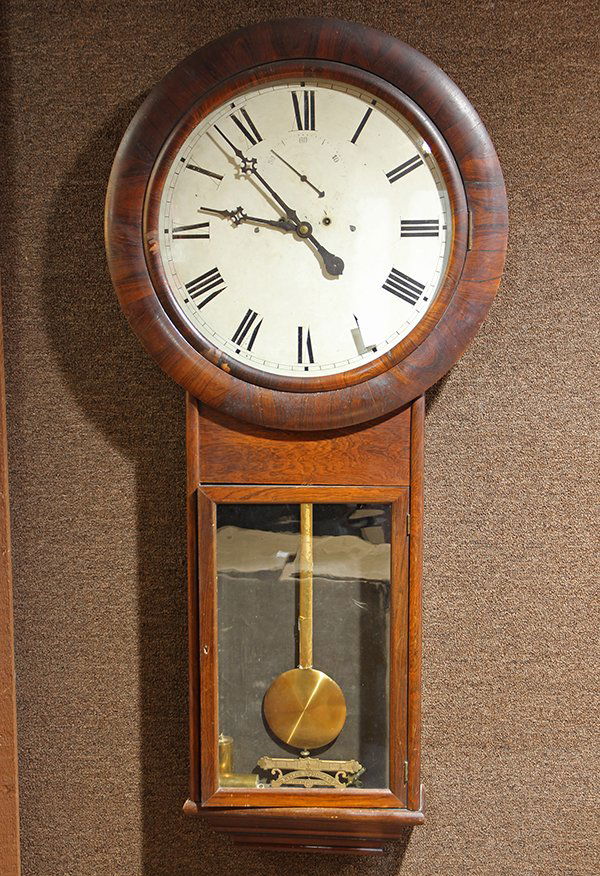 Welch, Spring & Co. regulator wall clock (1 of 1)