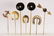 (Lot of 7) Victorian multi-stone, diamond, 14k yellow