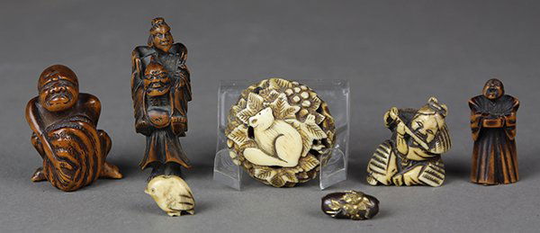 Japanese Netsuke, Ojime Beads (1 of 8)
