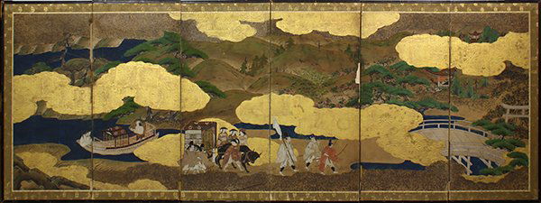 Japanese Six-panel Screen, 19c (1 of 4)