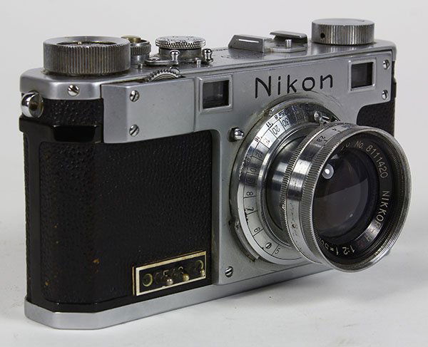 Nikon SLR camera made in occupied Japan, 3"h x 5 (1 of 5)