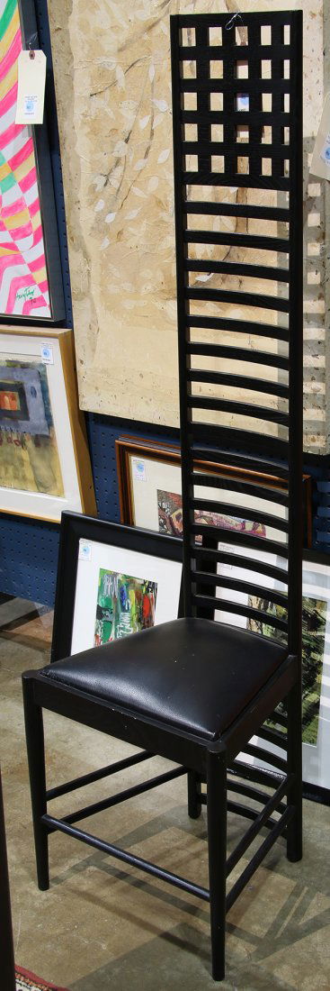 Italian Moderne style high back chair (1 of 1)