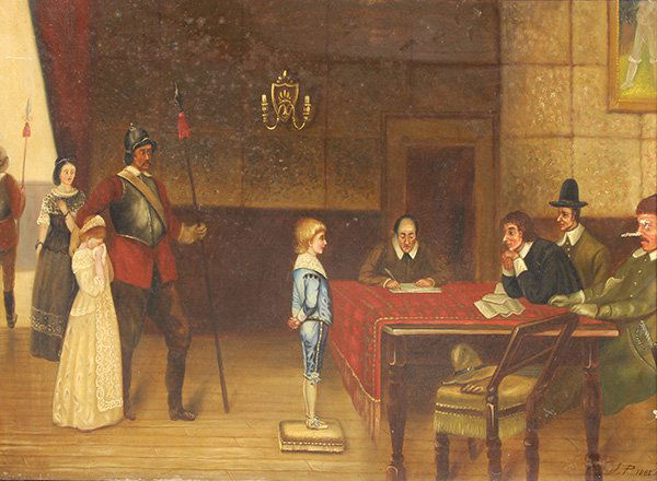 Painting, Trial of the Boy in Blue (1 of 2)