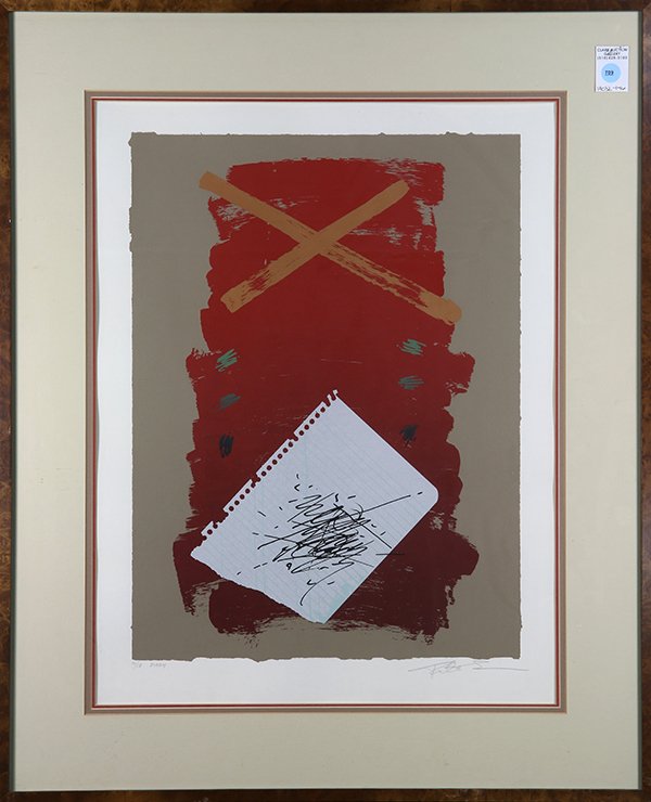 Print, Antoni Tapies, Diary (1 of 1)