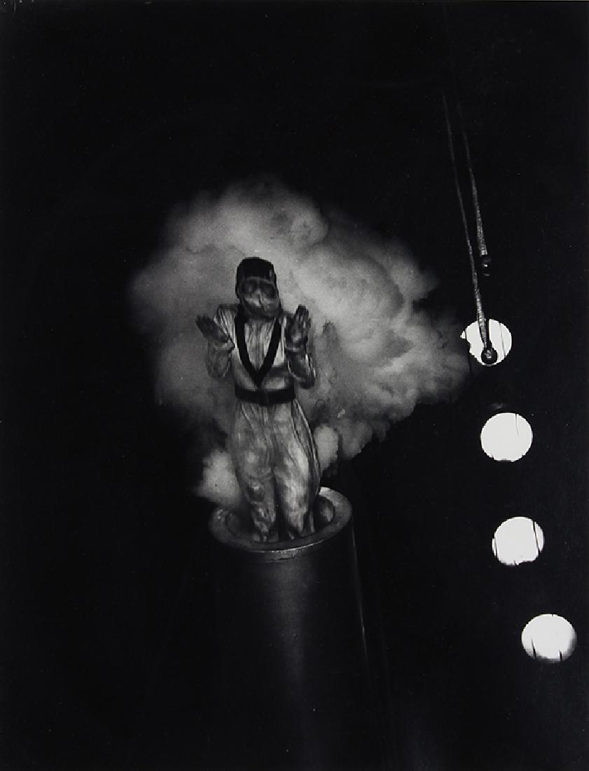Photograph, Weegee, Human cannonball (1 of 2)