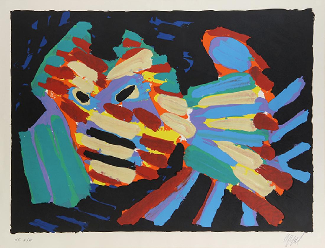 Print, Karel Appel, Fighting Cat (1 of 5)