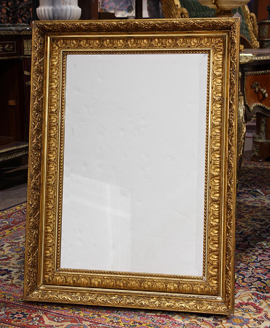 Victorian gilt wall mirror (1 of 2)