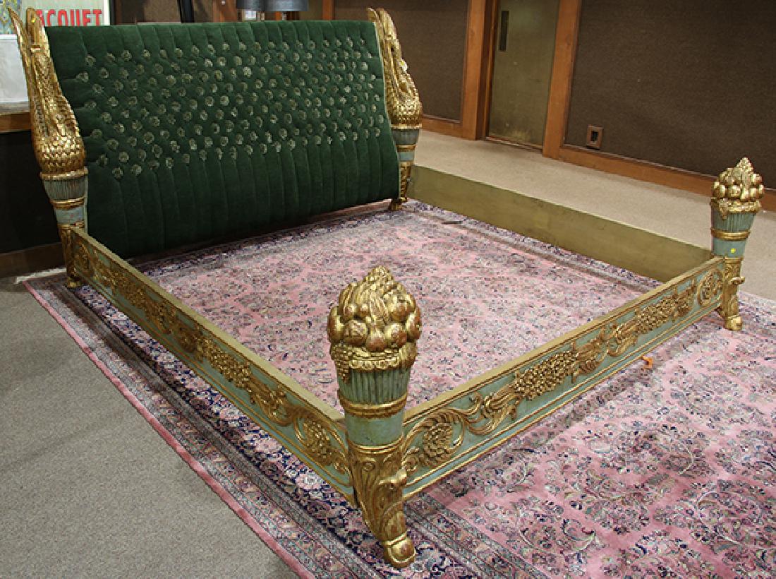 Continental giltwood carved bed (1 of 5)