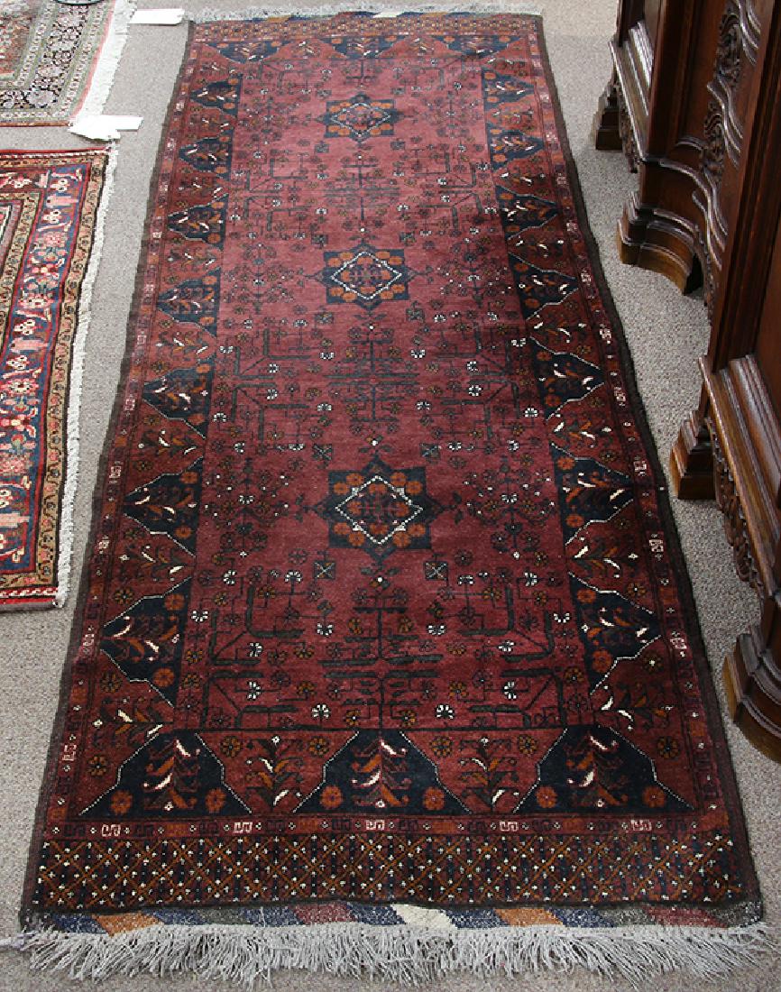 Afghan Turkoman runner, 9'3" x 2'11" (1 of 3)