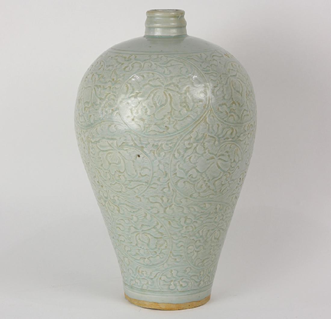 Chinese Yingqing Glaze Meiping Vase (1 of 7)