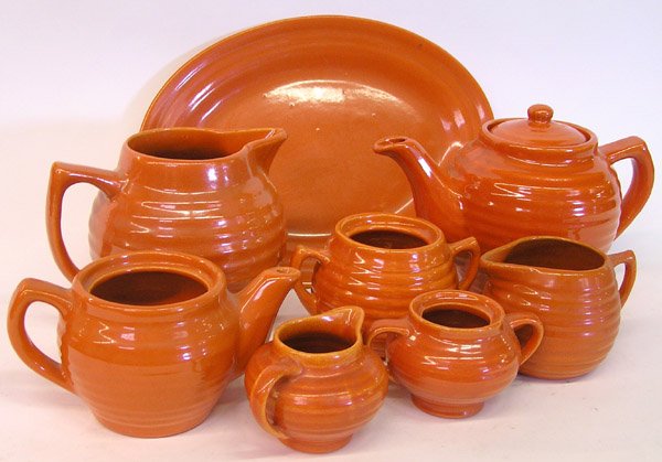 Lot of Bauer ringware Orange