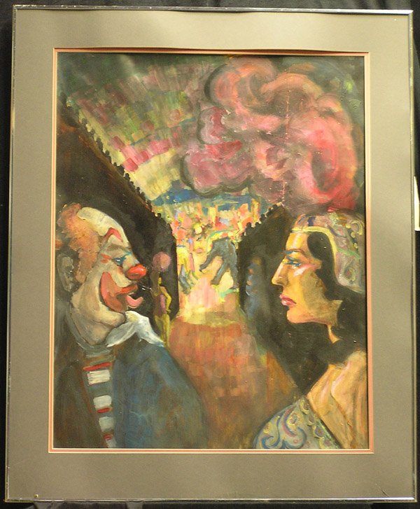 Oil circus paper