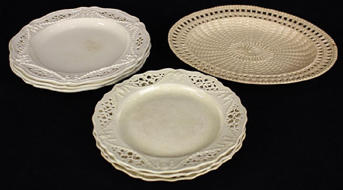 (lot of 7) Collection of British Leeds creamware (1 of 8)