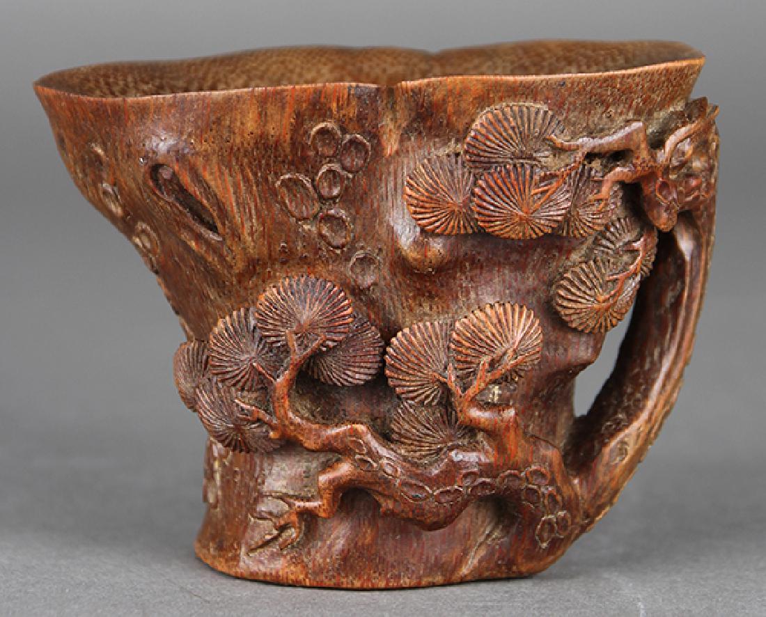 Chinese Bamboo Libation Cup (1 of 7)