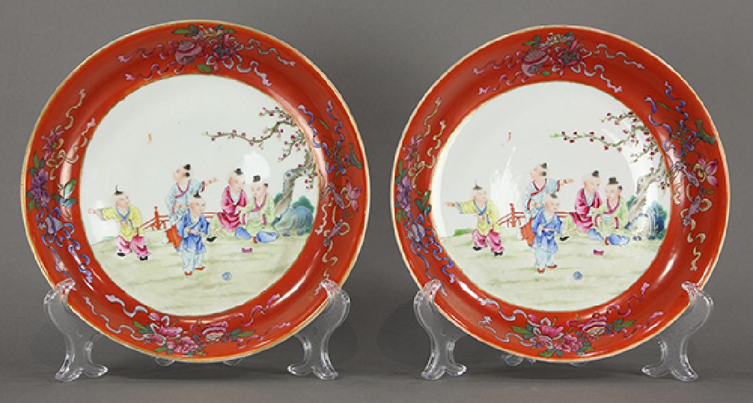 Pair of Chinese Porcelain Plates (1 of 4)